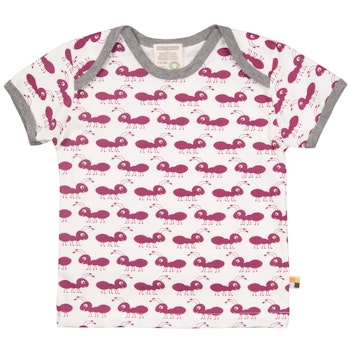 Ameisen-Druck T-Shirt beere