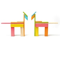 Magnet-Holzbauklötze-Tints 24-teilig