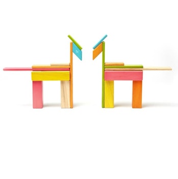 Magnet-Holzbauklötze-Tints 24-teilig