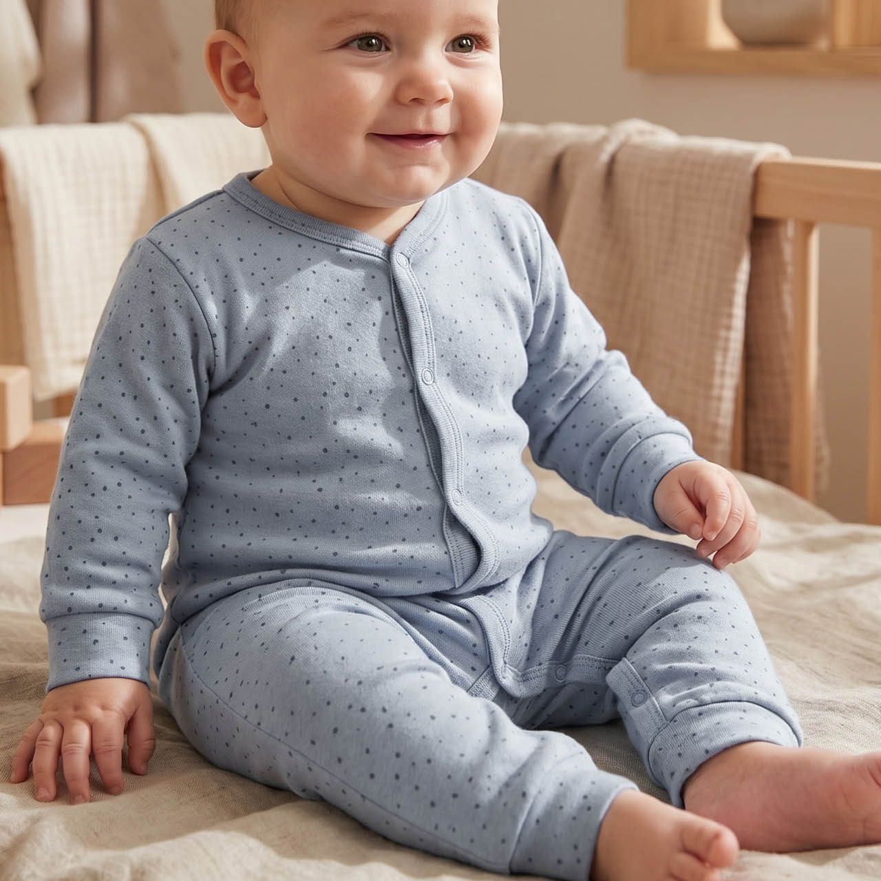 Strampler People Wear Organic langarm Motiv