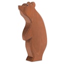 Vorschaubild Grosser stehender Bär Holzfigur 15,5 cm hoch