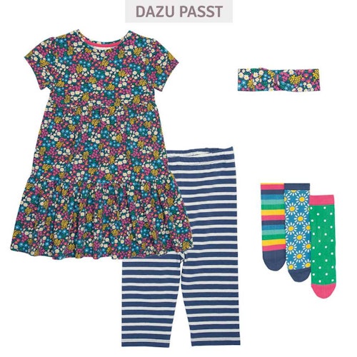 Sommerkleid Flügelärmelchen Stickerei