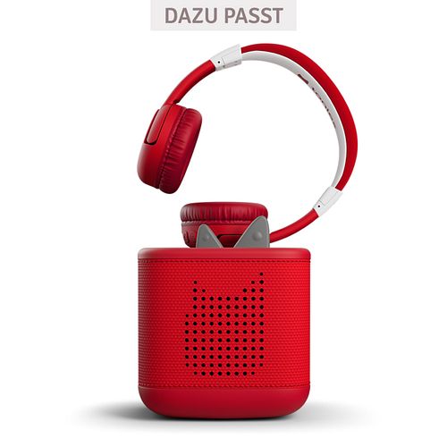 Bluetooth Kopfhörer für Toniebox 2 in Rot