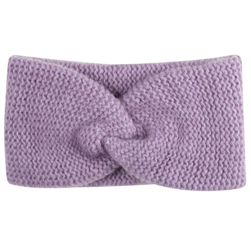 Damen Baby Alpakawolle Stirnband flieder