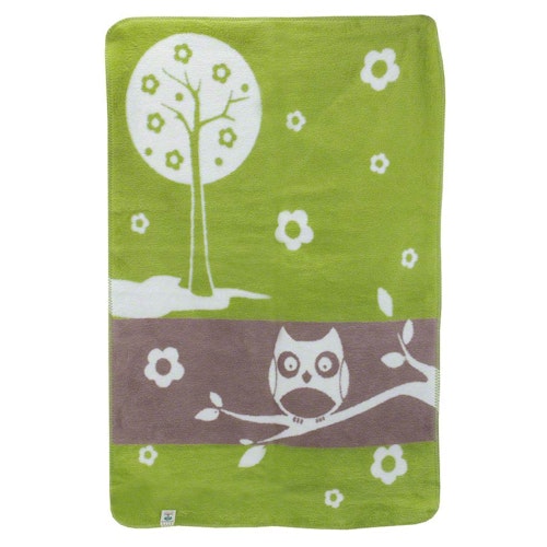 Flauschige Bio Babydecke Eule