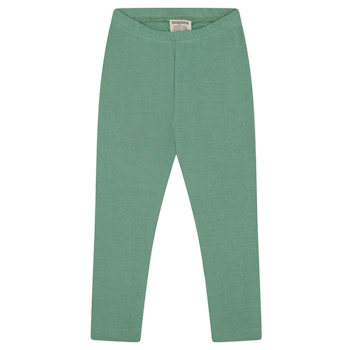 Leichte Feinripp Leggings 100% Bio Baumwolle grün