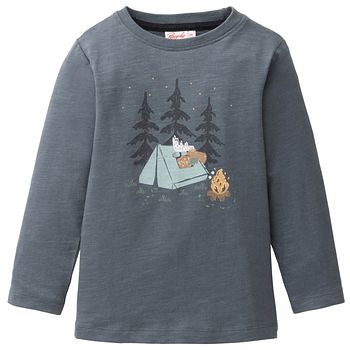 Langarmshirt People Wear Organic Interlock/Jersey Motiv