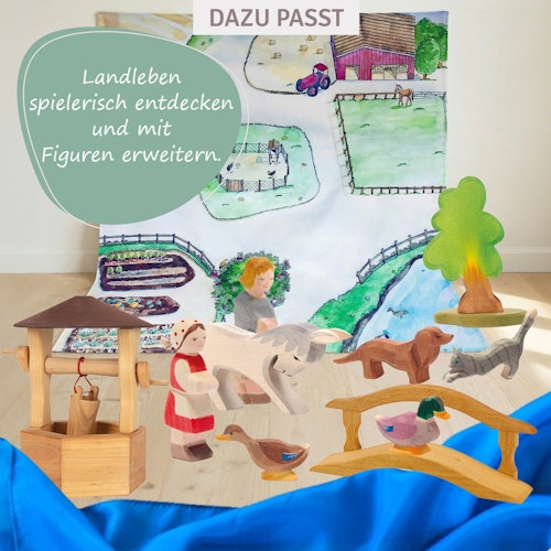 Ostheimer Eiche mittel mit Stütze - Holzbaum 22,5