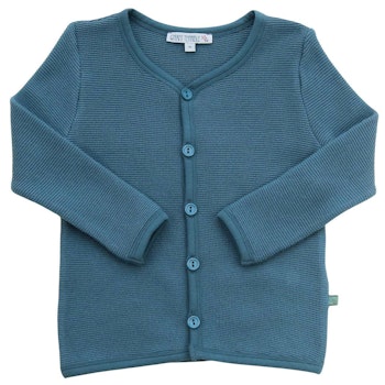 Hochwertige Strickjacke jeansblau
