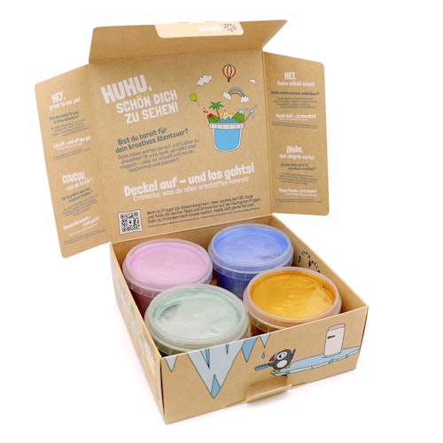 Bio Fingerfarben Glitzer 4er Set MIKA