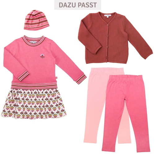 Sweatkleid mit Flanellpatch