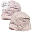 Vorschaubild Wende-Beanie Wintervögel