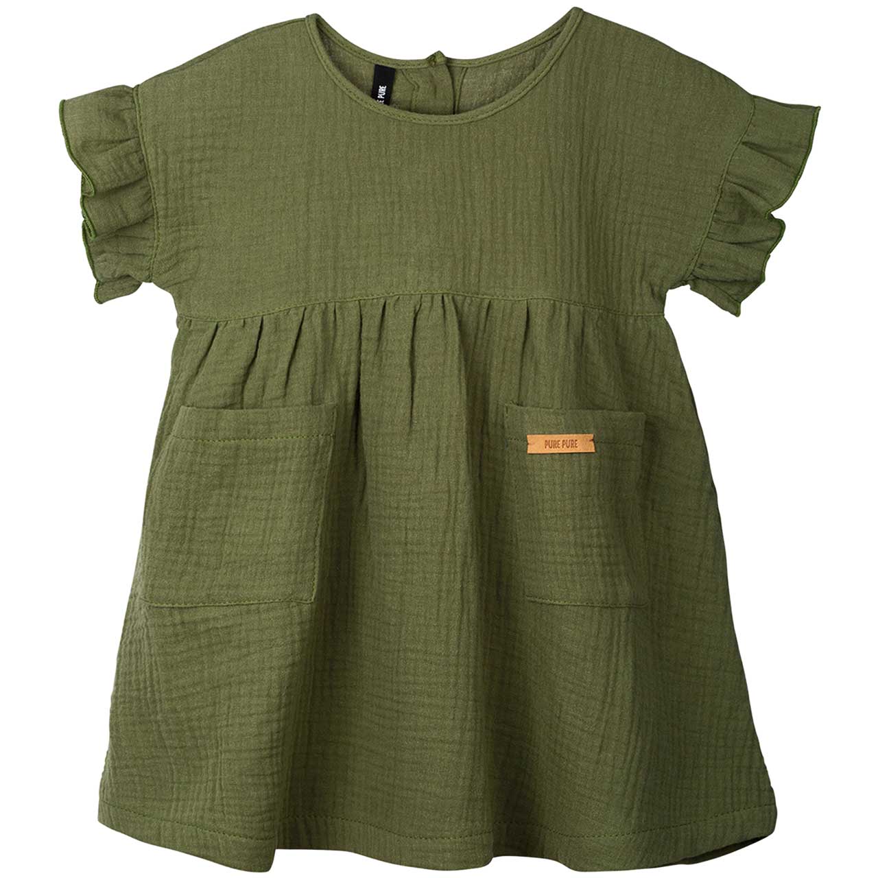 Leichtes Sommerkleid Musselin Rüschen