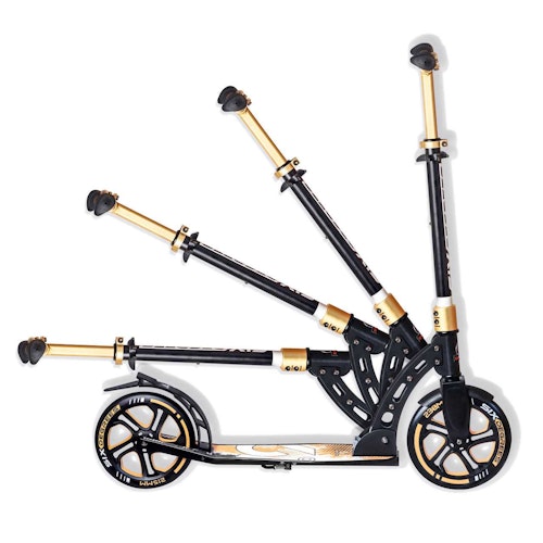 Alu Scooter bis 100kg 6-99 Jahre Gold 215/230mm-Räder