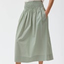 Vorschaubild Midi-Rock Damen salbei-grün