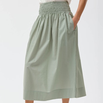 Midi-Rock Damen salbei