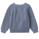 Vorschaubild Edle Strickjacke Musterstrick dunkelblau