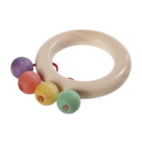 Beißring & Greifling ab 3 Monaten - Bio - reine Natur pflanzl. gefärbt