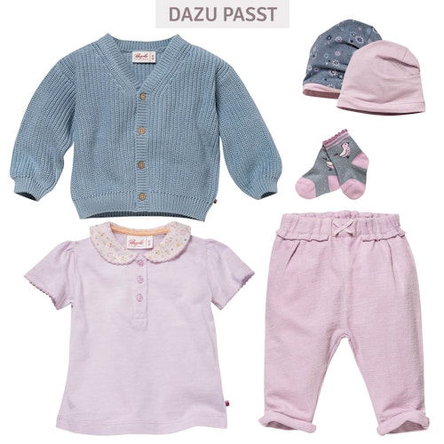 Schickes Blumenkragen T-Shirt