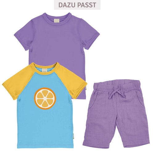 Knielange Musselin Shorts