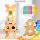 Vorschaubild Optikklötze 12 Teile im Holzrahmen