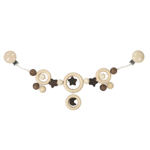Kinderwagenkette "Mond & Sterne"