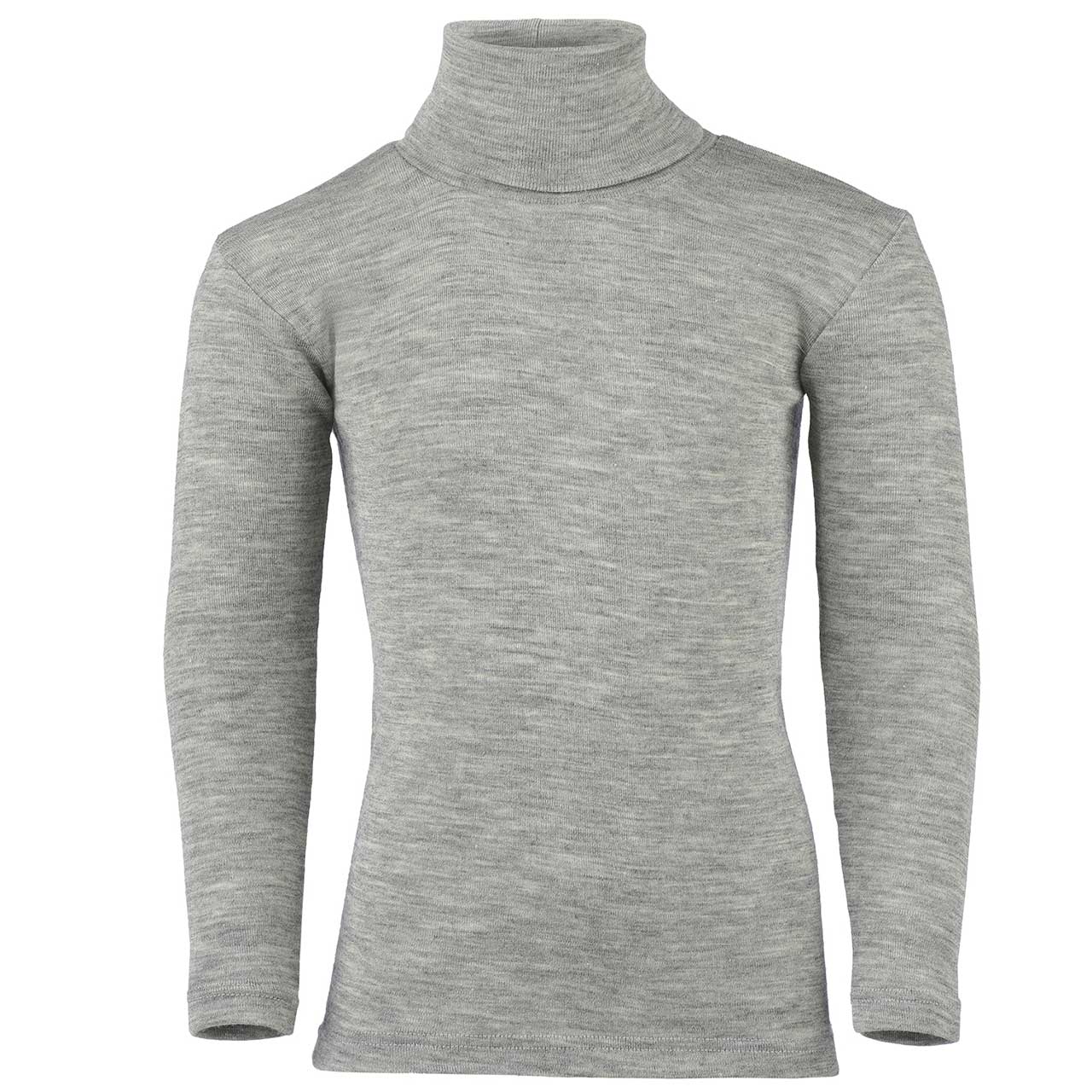 Wolle Seide Kinder Rollkragen Shirt langarm