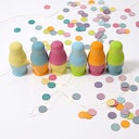 Vorschaubild 120 Konfettitaler pastell Kindergeburtstags Deko
