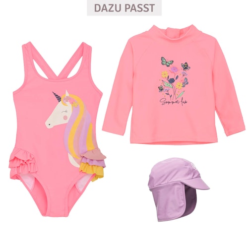 Badeanzug Stretch Einhorn