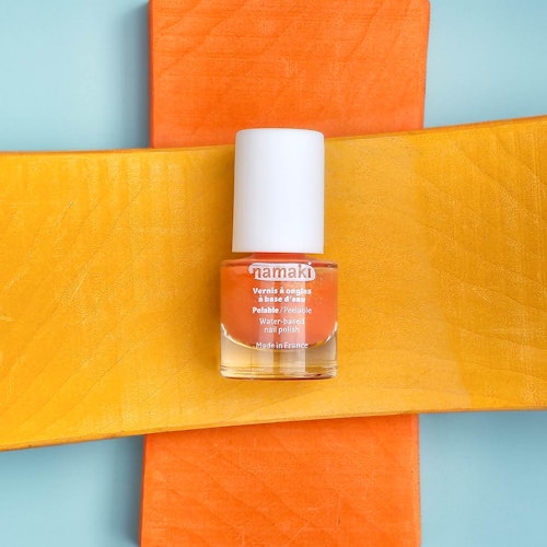 Kinder Nagellack auf Wasserbasis Glitzer Orange
