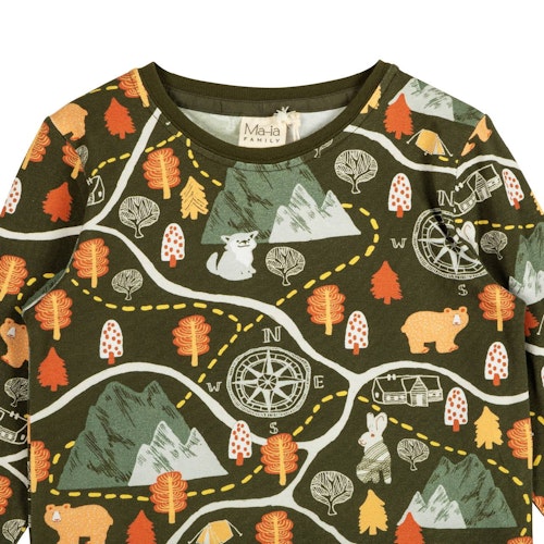 Langarmshirt Wald