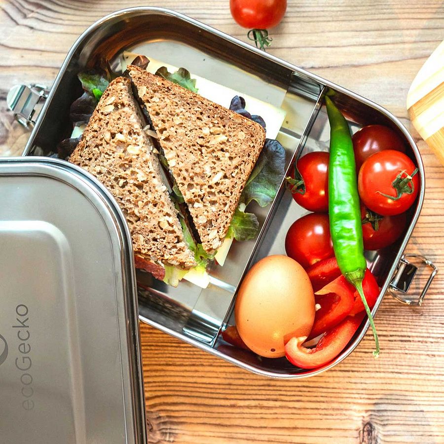 ecoGecko Brotdose Edelstahl auslaufsicher online kaufen