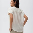 Vorschaubild Damen Kurzarm-Bluse weiß