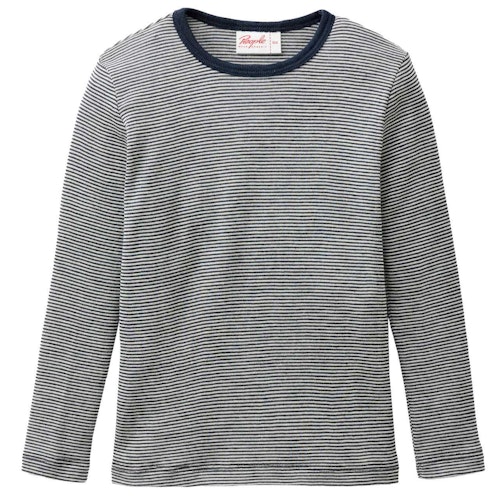 Langarmshirt Wolle Seide