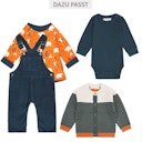 Vorschaubild Navy orange Wendeshirt langarm Eisbären