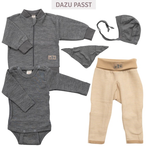 ParentName: Bündchenhose Ringel Wolle Seide Beinumschlag