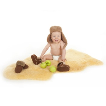 Kaiser medizinisches Babylammfell - geprüft 80x90 cm