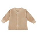 Vorschaubild Velours Babyjacke aus Bio Baumwolle