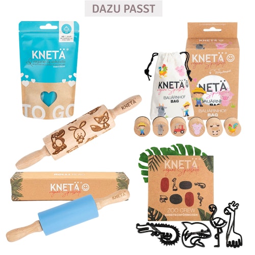 Türkise Knete ab 1 Jahr, 100g Beutel