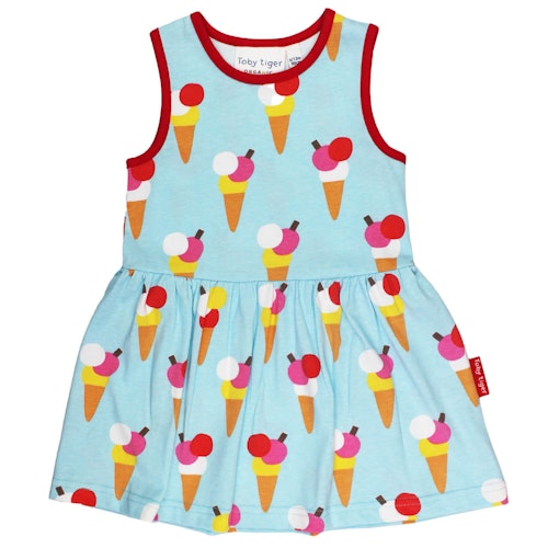 Schwingendes Sommerkleid Eiswaffeln