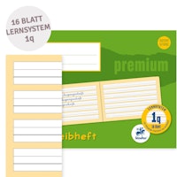 Schreiblernsystem für die 1. Klasse – Lineatur 1q, DIN A5