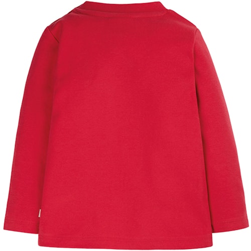 Dickeres Interlock Langarmshirt Traktor Aufnäher