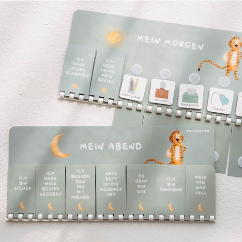 Wochen und Rourine Starterset Tiger inkl. 525 Symbole