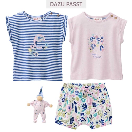 Leichte Shorts tropische Blüten
