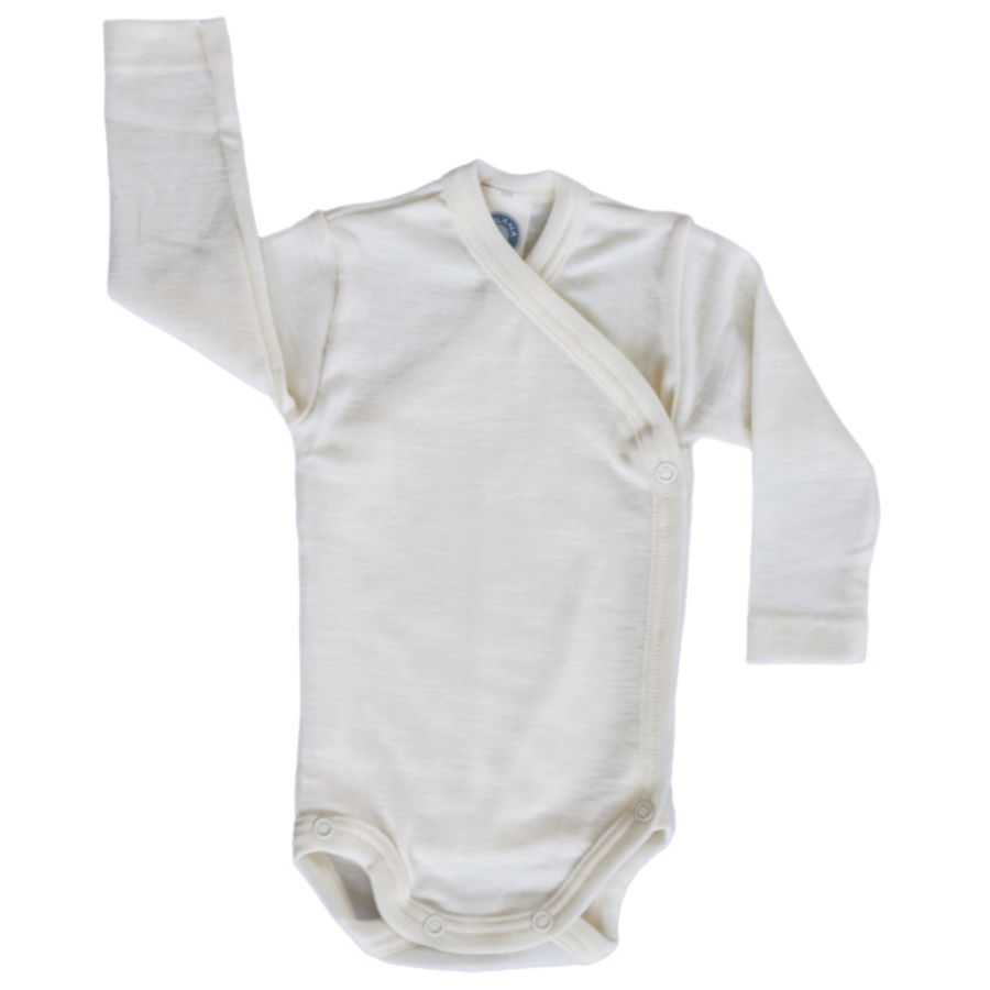 Wolle Seide atmungsaktiver Wickelbody