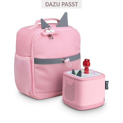 tonies Rucksack in Rosa für unterwegs