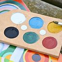 Vorschaubild Bio Kinderschminke 6 Farben Schminkpalette