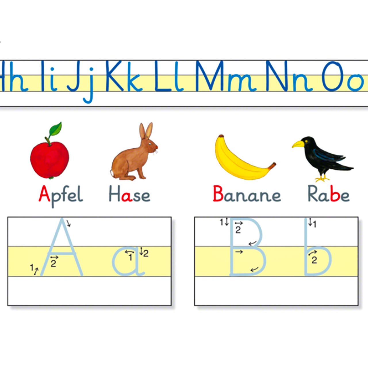 ABC Lerntafel abwischbar ab 5 Jahre