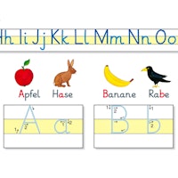 ABC Lerntafel abwischbar ab 5 Jahre