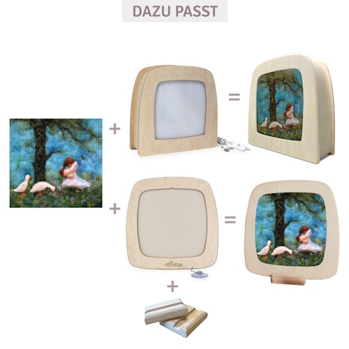 Folie Het Wol Feetje – Gänse kuscheln